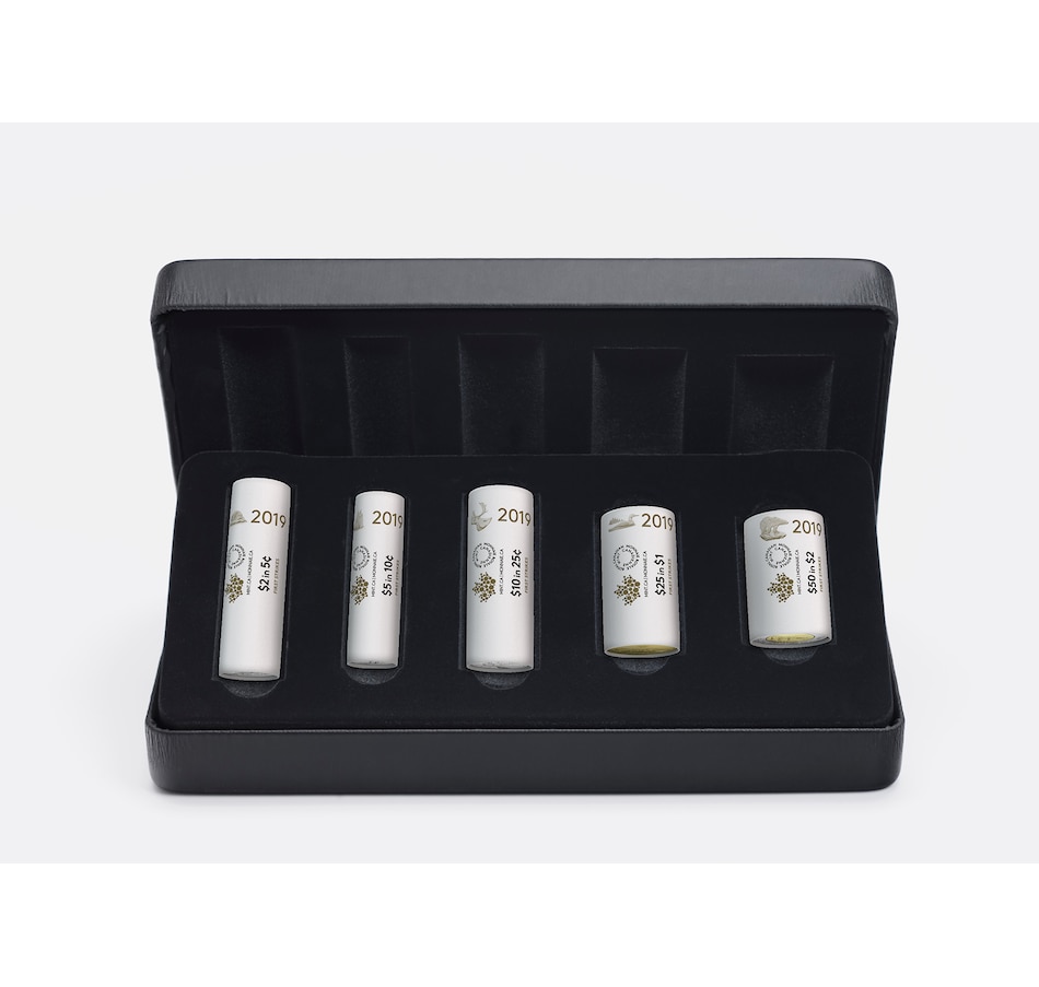 Image 734412.jpg, Product 734-412 / Price $189.95, 2019 First Strikes Special Wrap Roll Collection from Royal Canadian Mint on TSC.ca's Coins department