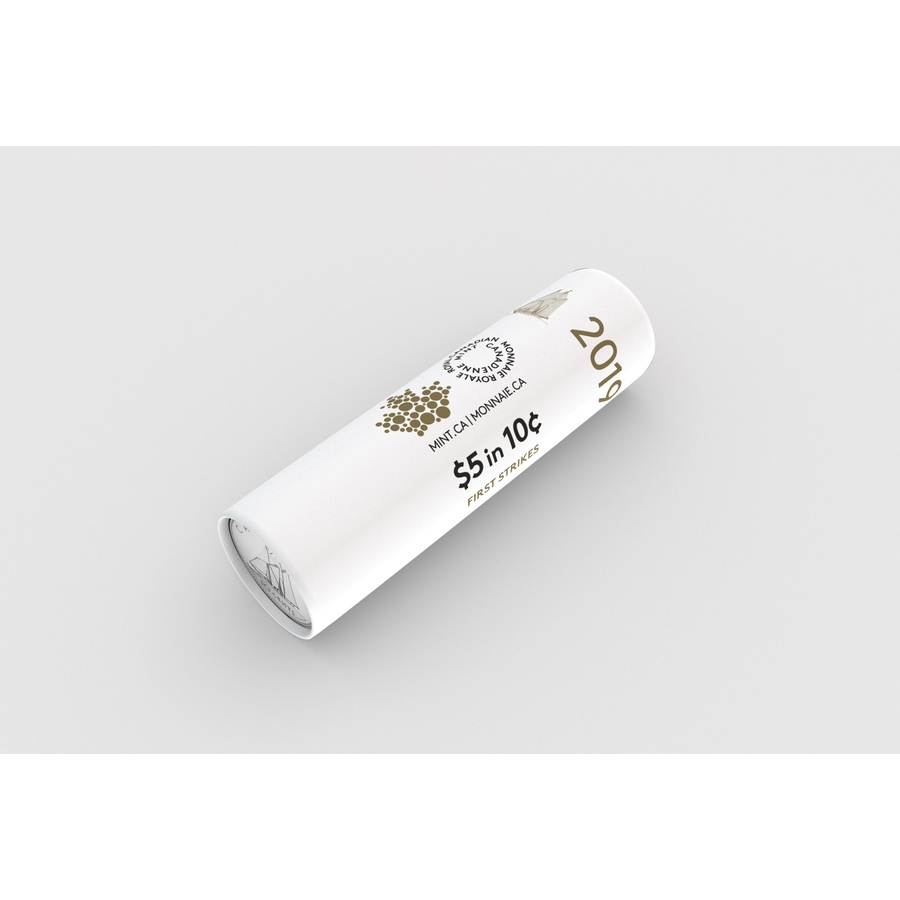 Image 734412_ALTMORE4.jpg, Product 734-412 / Price $189.95, 2019 First Strikes Special Wrap Roll Collection from Royal Canadian Mint (RCM) on TSC.ca's Coins department