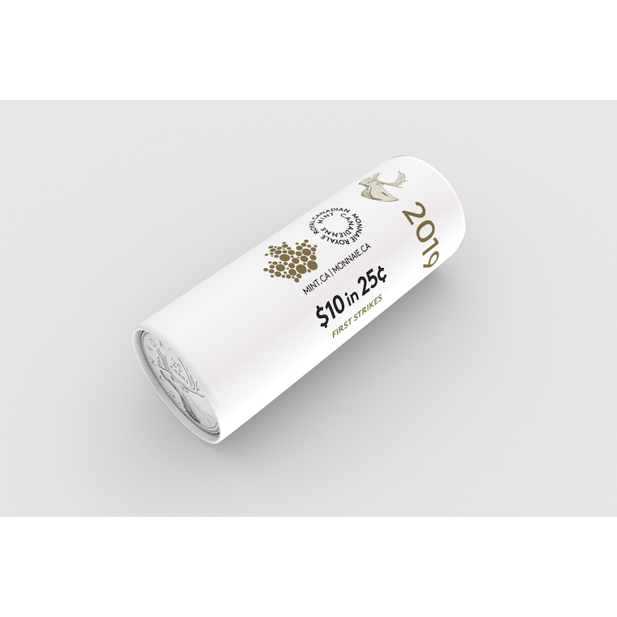 Image 734412_ALTMORE5.jpg, Product 734-412 / Price $189.95, 2019 First Strikes Special Wrap Roll Collection from Royal Canadian Mint (RCM) on TSC.ca's Coins department