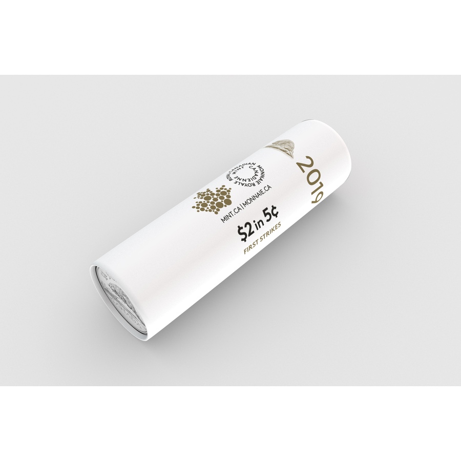 Image 734412_ALTMORE6.jpg, Product 734-412 / Price $189.95, 2019 First Strikes Special Wrap Roll Collection from Royal Canadian Mint (RCM) on TSC.ca's Coins department