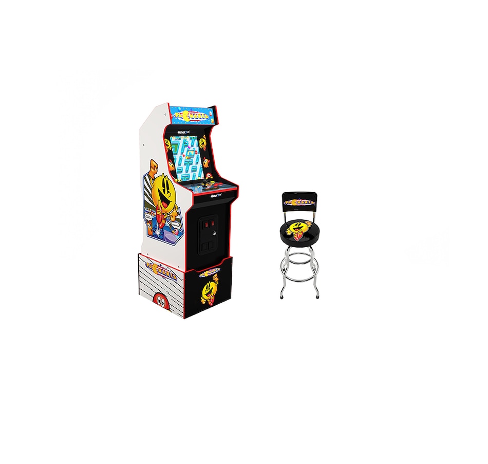Image 734462.jpg, Product 734-462 / Price $849.98, Arcade1Up Pac-Man with Pac-Man Legacy Stool from Arcade1Up on TSC.ca's Home & Garden department