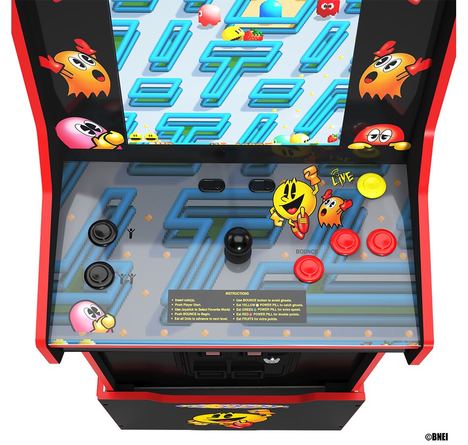 Image 734462_ALTMORE5.jpg, Product 734-462 / Price $849.98, Arcade1Up Pac-Man with Pac-Man Legacy Stool from Arcade1Up on TSC.ca's Home & Garden department