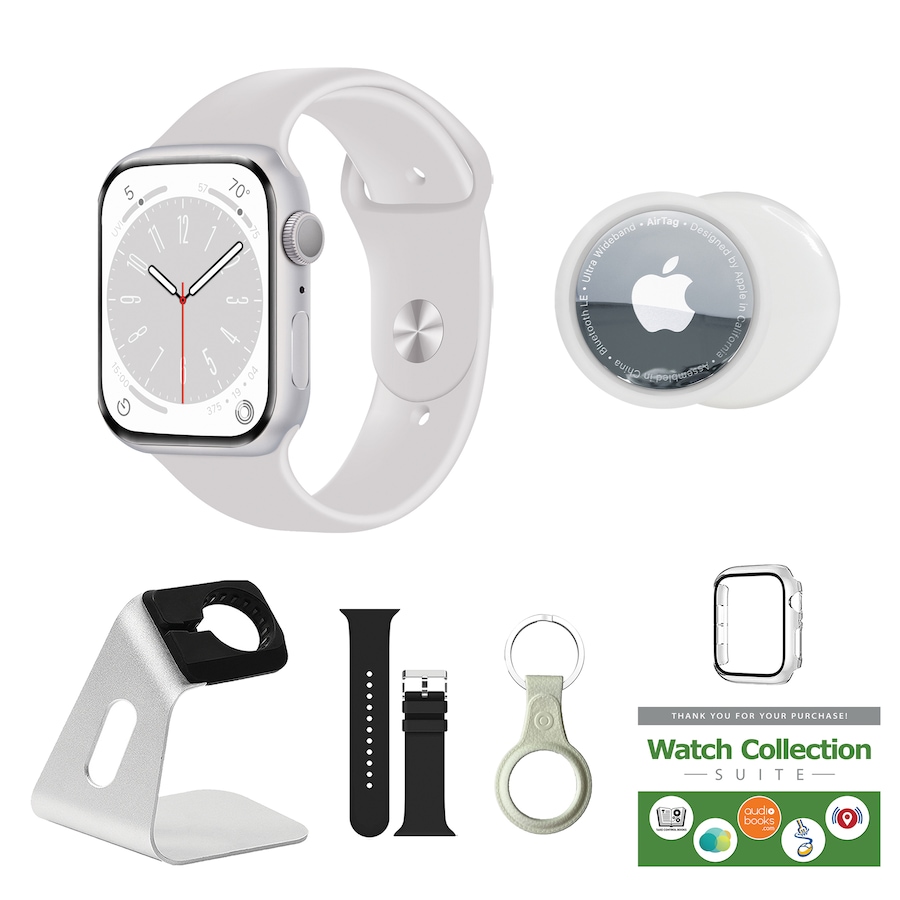 Image 734486_SLWBK.jpg, Product 734-486 / Price $557.93 - $597.93, Apple Watch SE and AirTag Bundle from Apple on TSC.ca's Electronics department