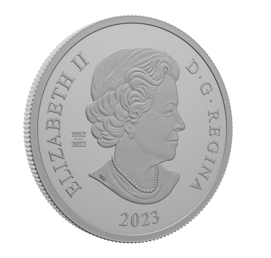 Image 734514_ALTMORE3.jpg, Product 734-514 / Price $199.95, 2023 $20 Fine Silver St. Edward’s Crown with Gold-Plated Coloured Stone Embellishment from Royal Canadian Mint (RCM) on TSC.ca's Coins department