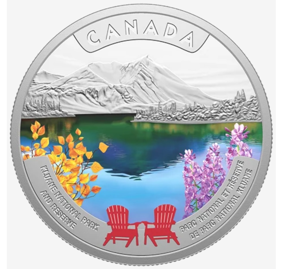 Image 734546_ALTMORE1.jpg, Product 734-546 / Price $279.95, 2026 $20 Kluane National Park and Reserve Fine Silver Coin from Royal Canadian Mint (RCM) on TSC.ca's Coins department