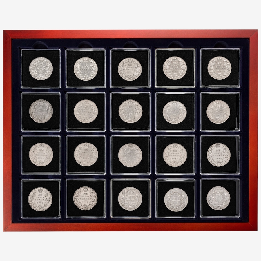 Image 734559_ALTMORE1.jpg, Product 734-559 / Price $3,995.00, Half-Dollar Collection 1908–2026, Including Rare Key Dates 1932, 1947 ML and 1948 (all dates of issue except 1921, 114 coins total) from Canadian Coin & Currency on TSC.ca's Coins department