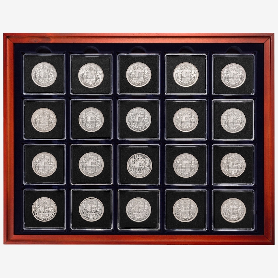 Image 734559_ALTMORE2.jpg, Product 734-559 / Price $3,995.00, Half-Dollar Collection 1908–2026, Including Rare Key Dates 1932, 1947 ML and 1948 (all dates of issue except 1921, 114 coins total) from Canadian Coin & Currency on TSC.ca's Coins department