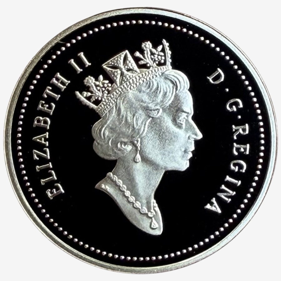 Image 734561_ALTMORE2.jpg, Product 734-561 / Price $39.95, 2001 125th Anniversary of the Royal Military College Sterling Silver Five-Cent Coin  from Royal Canadian Mint (RCM) on TSC.ca's Coins department