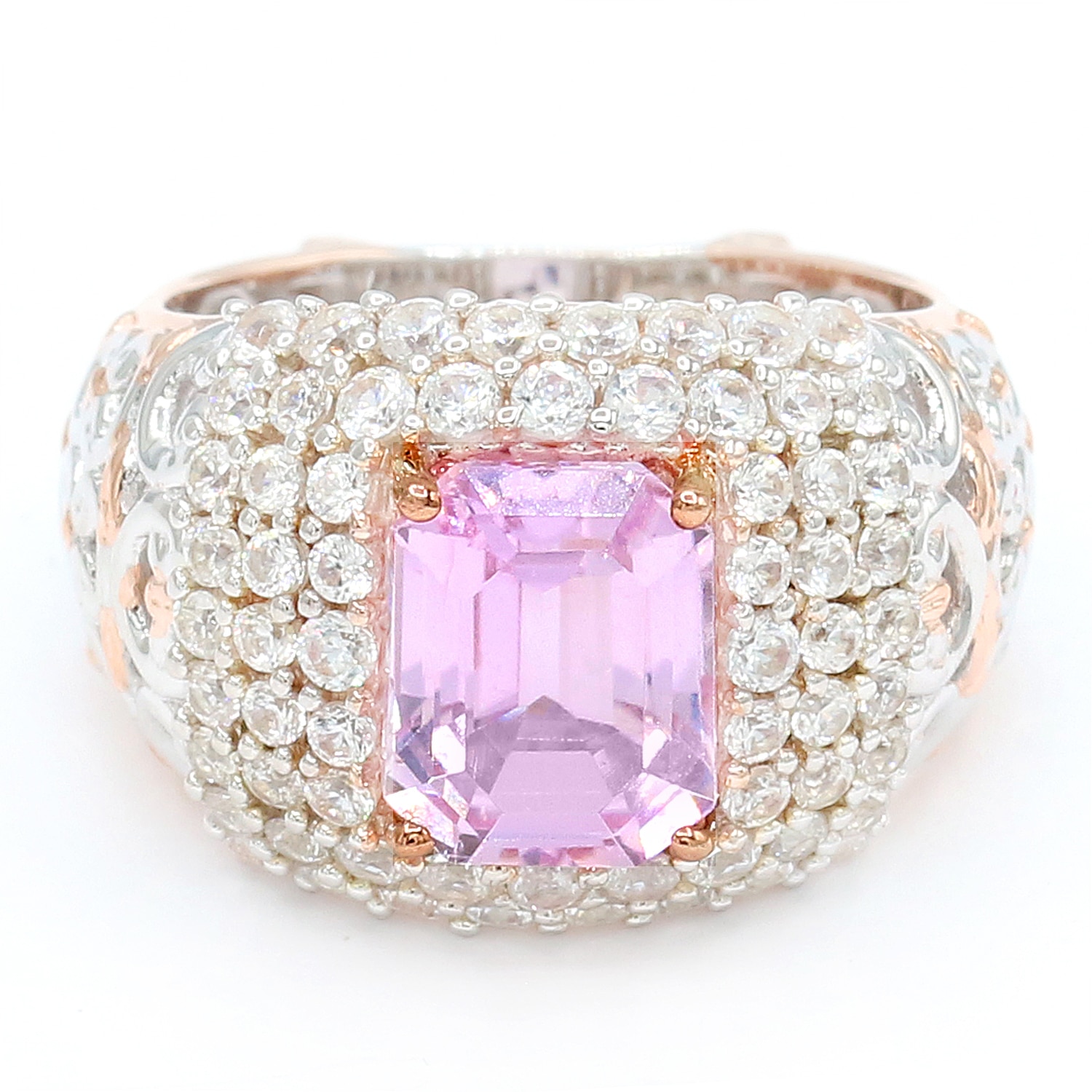 Pink 2025 kunzite ring