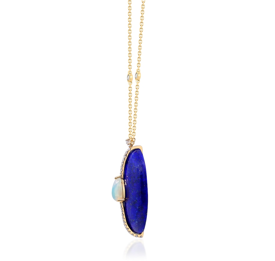 Image 734702_ALTMORE2.jpg, Product 734-702 / Price $1,599.99, Cirari 14K Yellow Gold Turquoise Pendant With Chain from Cirari on TSC.ca's Jewellery department