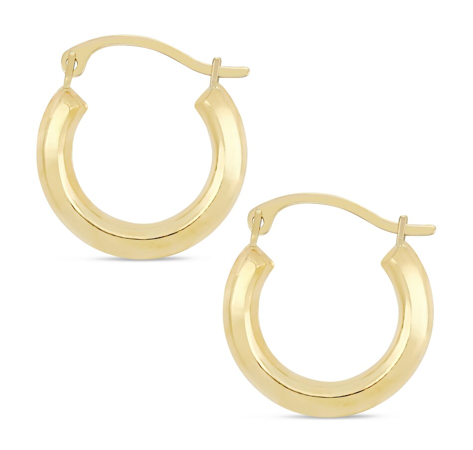 Jewellery Earrings Hoop & Huggie Earrings TruGold 10K White Gold