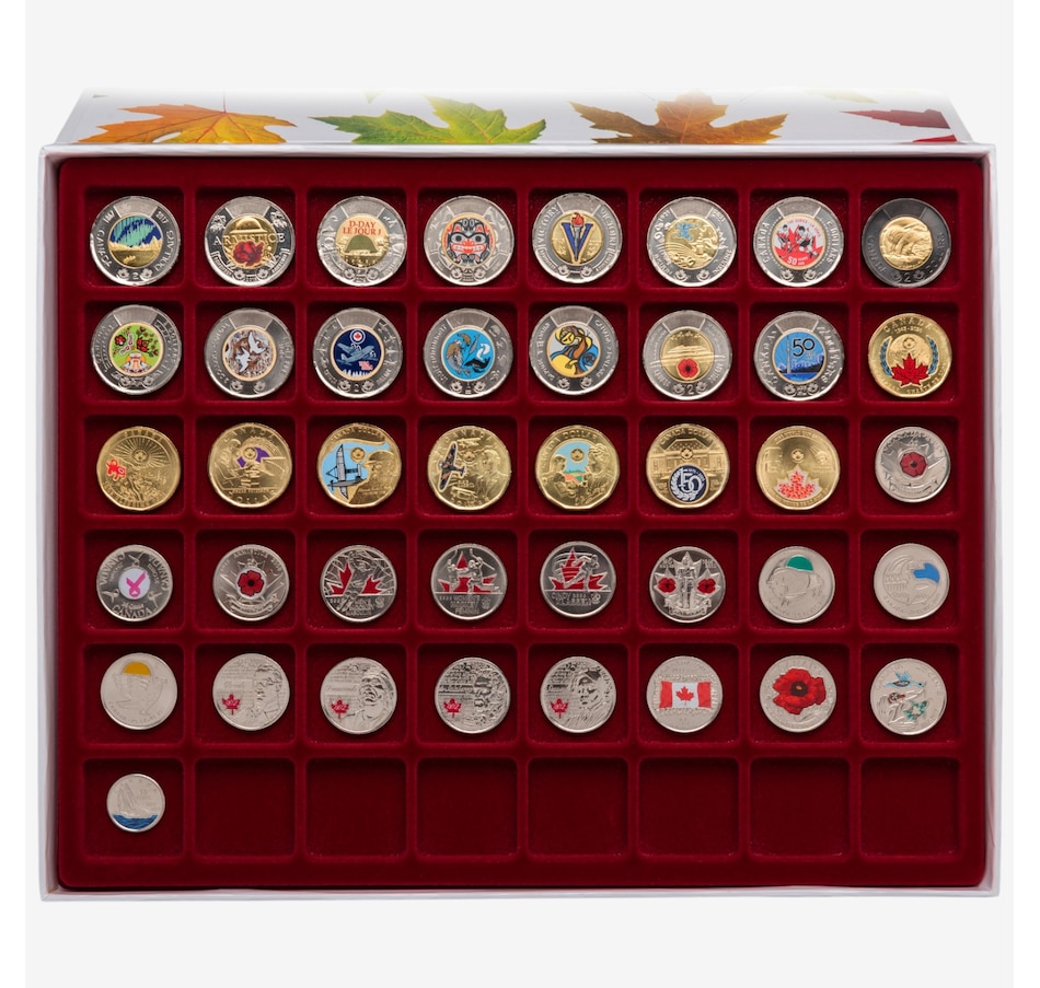 Image 734839_ALTMORE1.jpg, Product 734-839 / Price $188.88, Complete Coloured Coin Collection, 2004–2026 from Royal Canadian Mint (RCM) on TSC.ca's Coins department