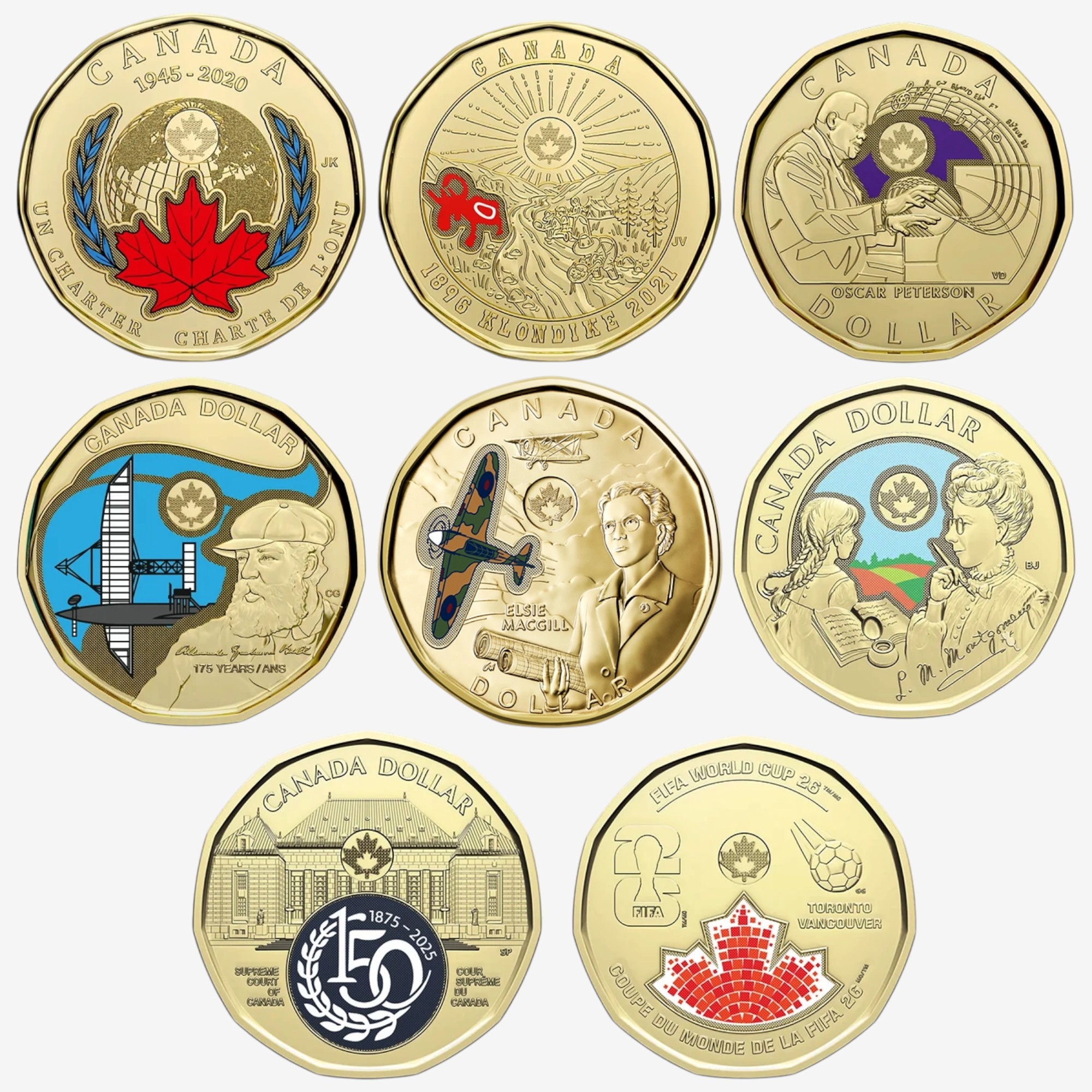Complete Coloured Coin Collection, 2004–2026 - TSC.ca