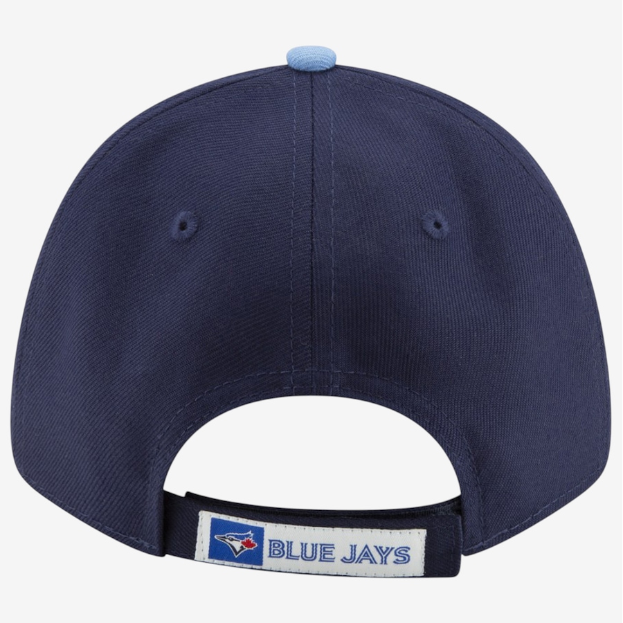 Image 734853_ALTMORE2.jpg, Product 734-853 / Price $52.99, Men's Toronto Blue Jays New Era 50th Season Side Patch 9FORTY Adjustable Velcro Hat (dark blue/powder blue) from New Era on TSC.ca's Sports department
