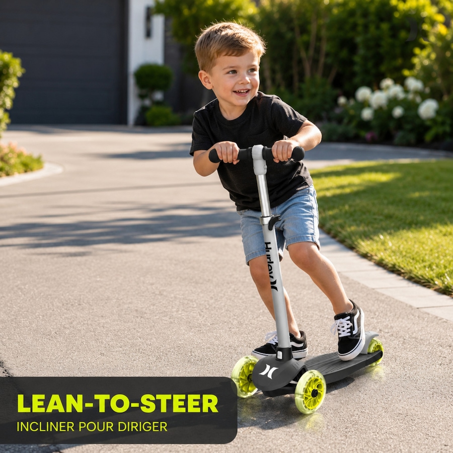 Image 734892_ALTMORE4.jpg, Product 734-892 / Price $64.99, Hurley Flash Three-Wheel Kids Beginner Scooter from Hurley on TSC.ca's Health & Fitness department