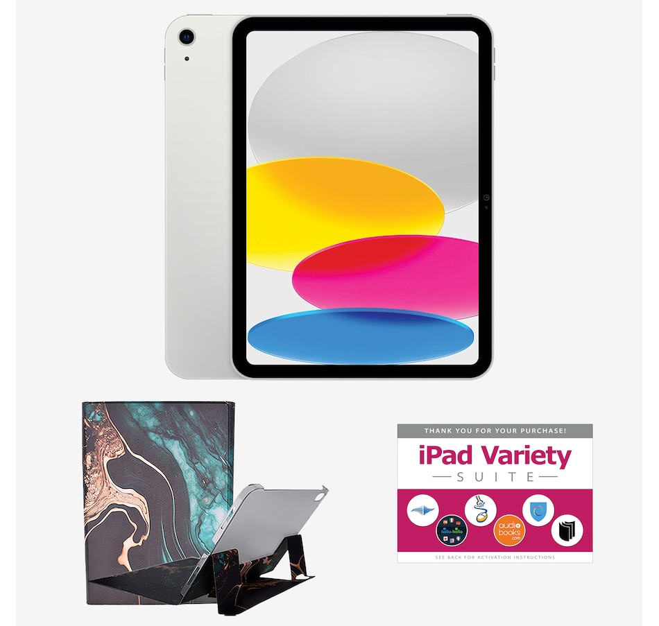 Image 734894_SILNR.jpg, Product 734-894 / Price $569.99, Apple iPad 10.9" 10th Gen 64 GB Wi-Fi Bundle from Apple on TSC.ca's Electronics department