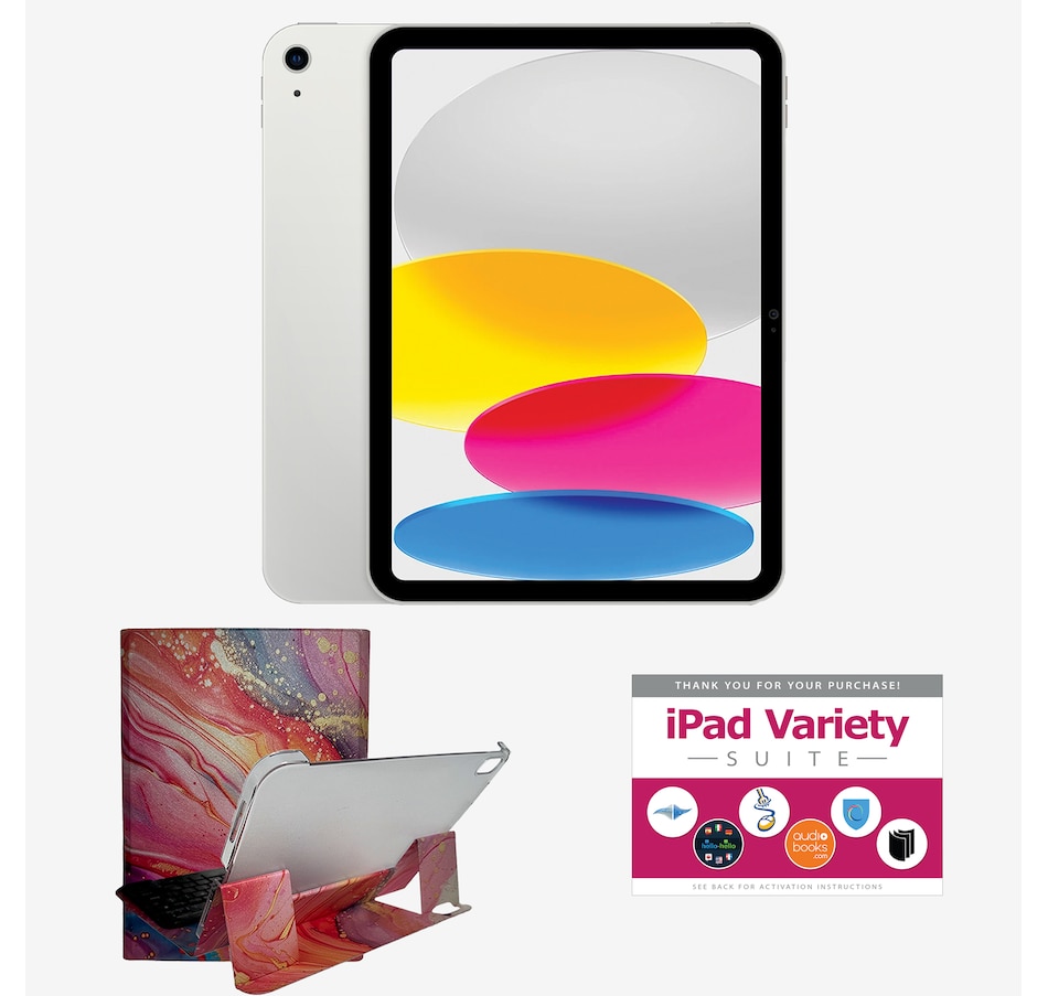 Image 734894_SILRX.jpg, Product 734-894 / Price $569.99, Apple iPad 10.9" 10th Gen 64 GB Wi-Fi Bundle from Apple on TSC.ca's Electronics department