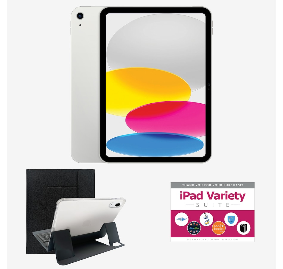 Image 734894_SLK.jpg, Product 734-894 / Price $569.99, Apple iPad 10.9" 10th Gen 64 GB Wi-Fi Bundle from Apple on TSC.ca's Electronics department