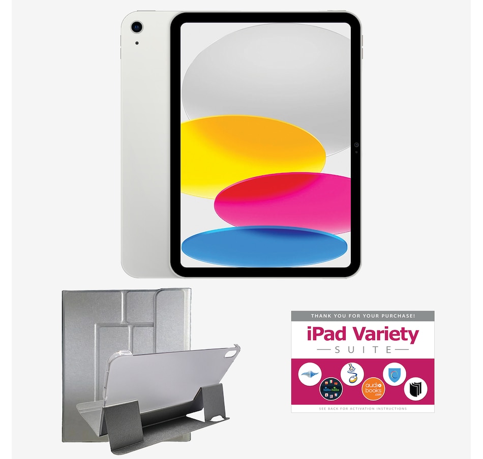 Image 734894_SLSL.jpg, Product 734-894 / Price $569.99, Apple iPad 10.9" 10th Gen 64 GB Wi-Fi Bundle from Apple on TSC.ca's Electronics department