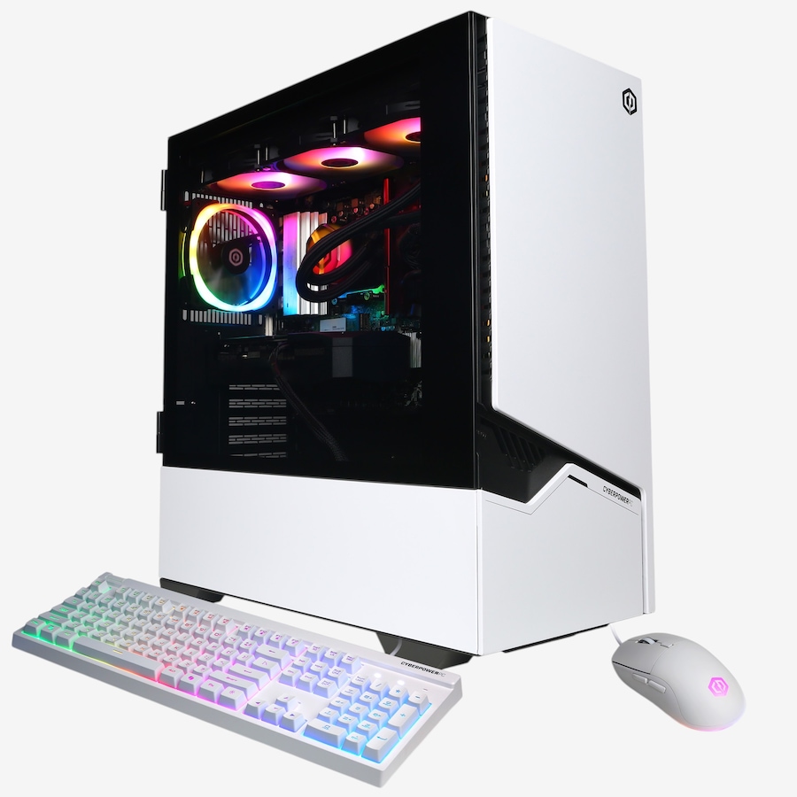 Image 734974.jpg, Product 734-974 / Price $4,499.99, CyberPowerPC GXi11280CPG Gaming PC (Ultra 5 250KF 4.2 GHz, 16 GB DDR5 RAM, 1 TB SSD, RTX 5060 Ti 8 GB) from CyberpowerPC on TSC.ca's Electronics department