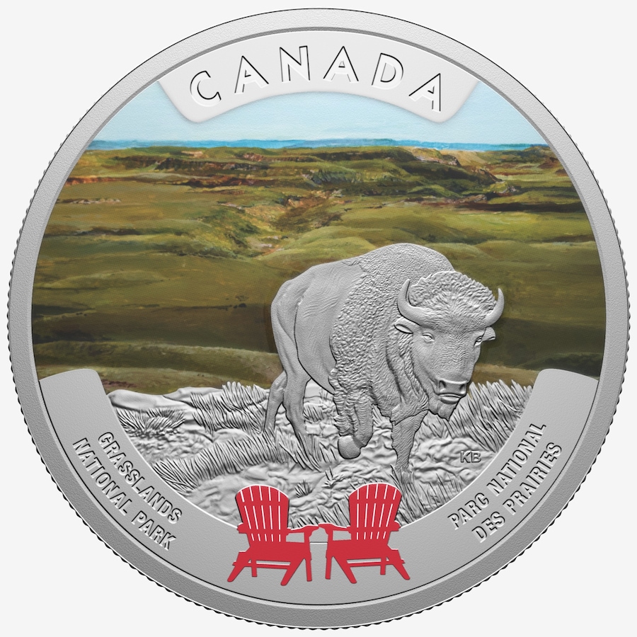 Image 734985_ALTMORE1.jpg, Product 734-985 / Price $279.95, 2026 $20 Grasslands National Park Coin from Royal Canadian Mint (RCM) on TSC.ca's Coins department