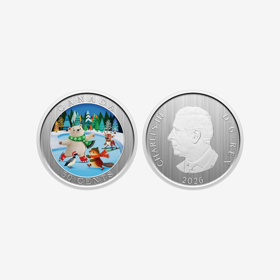 Image 735064_ALTMORE1.jpg, Product 735-064 / Price $34.95, 2026 Whimsical Winter Lenticular 50-Cent Coin from Royal Canadian Mint (RCM) on TSC.ca's Coins department