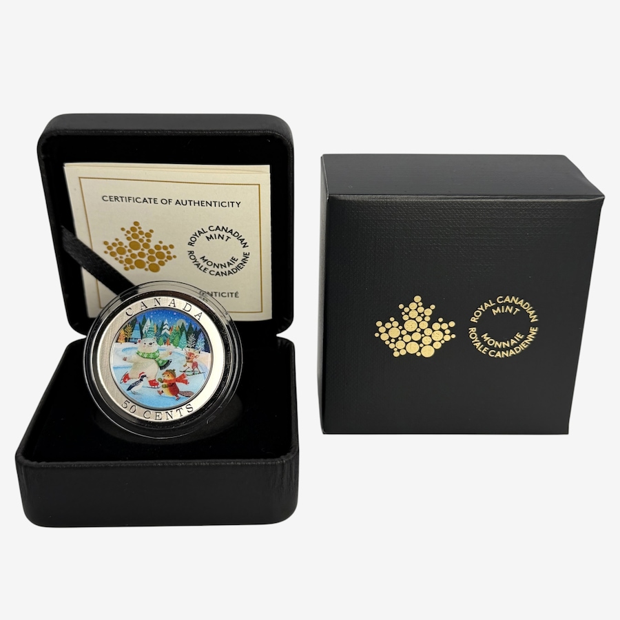Image 735064_ALTMORE2.jpg, Product 735-064 / Price $34.95, 2026 Whimsical Winter Lenticular 50-Cent Coin from Royal Canadian Mint (RCM) on TSC.ca's Coins department