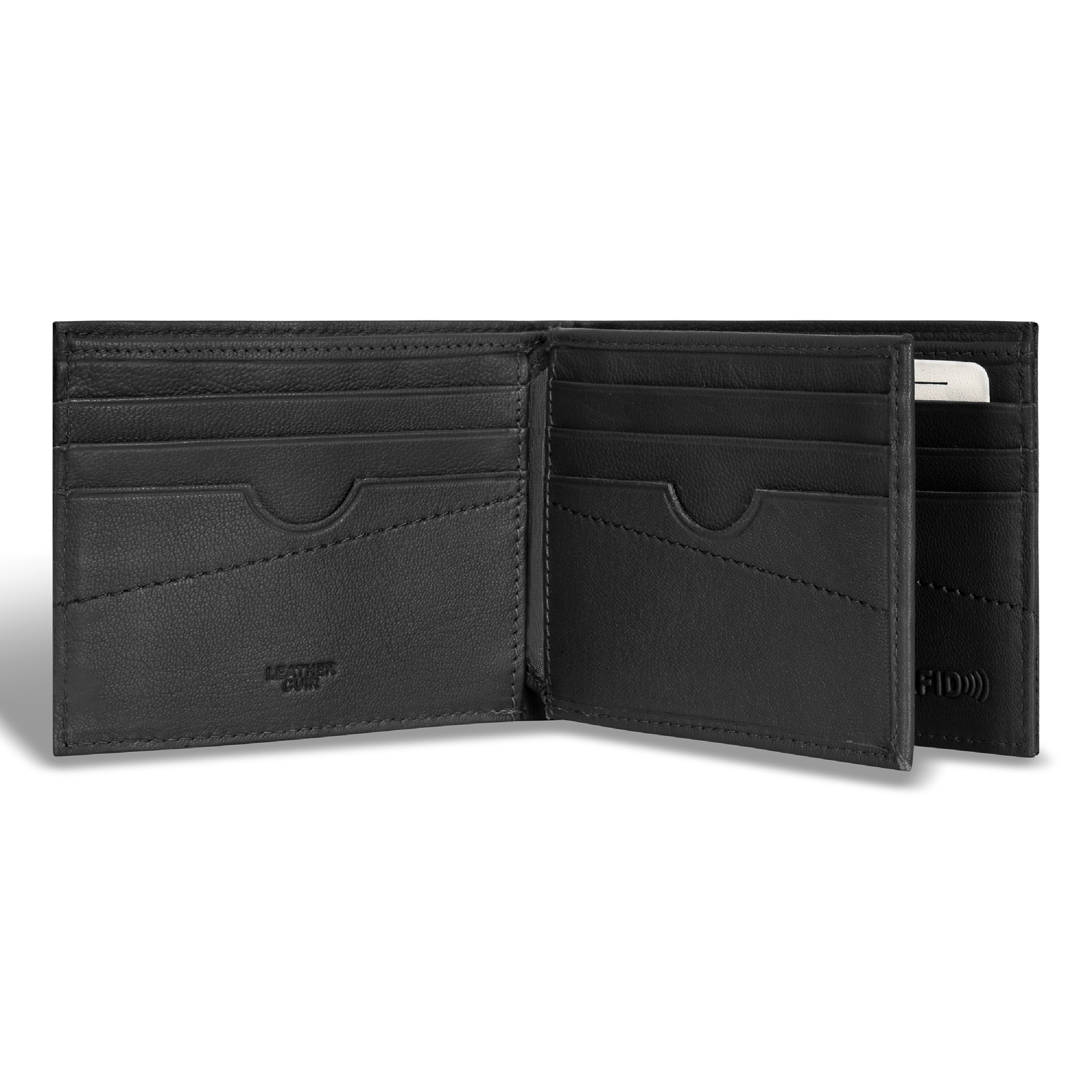Champs Camo Leather Centre Wing Wallet - TSC.ca