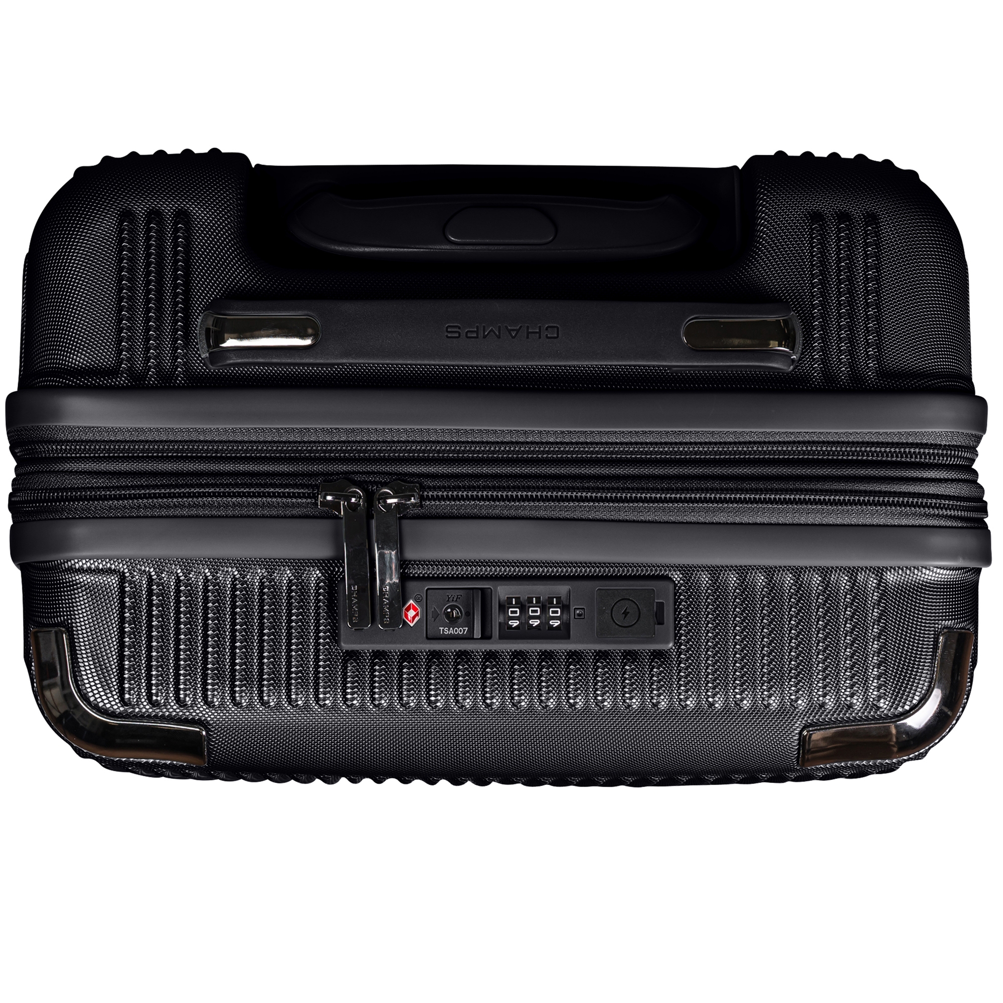 Champs Luggage Legacy Collection Hard Side Spinner Expandable