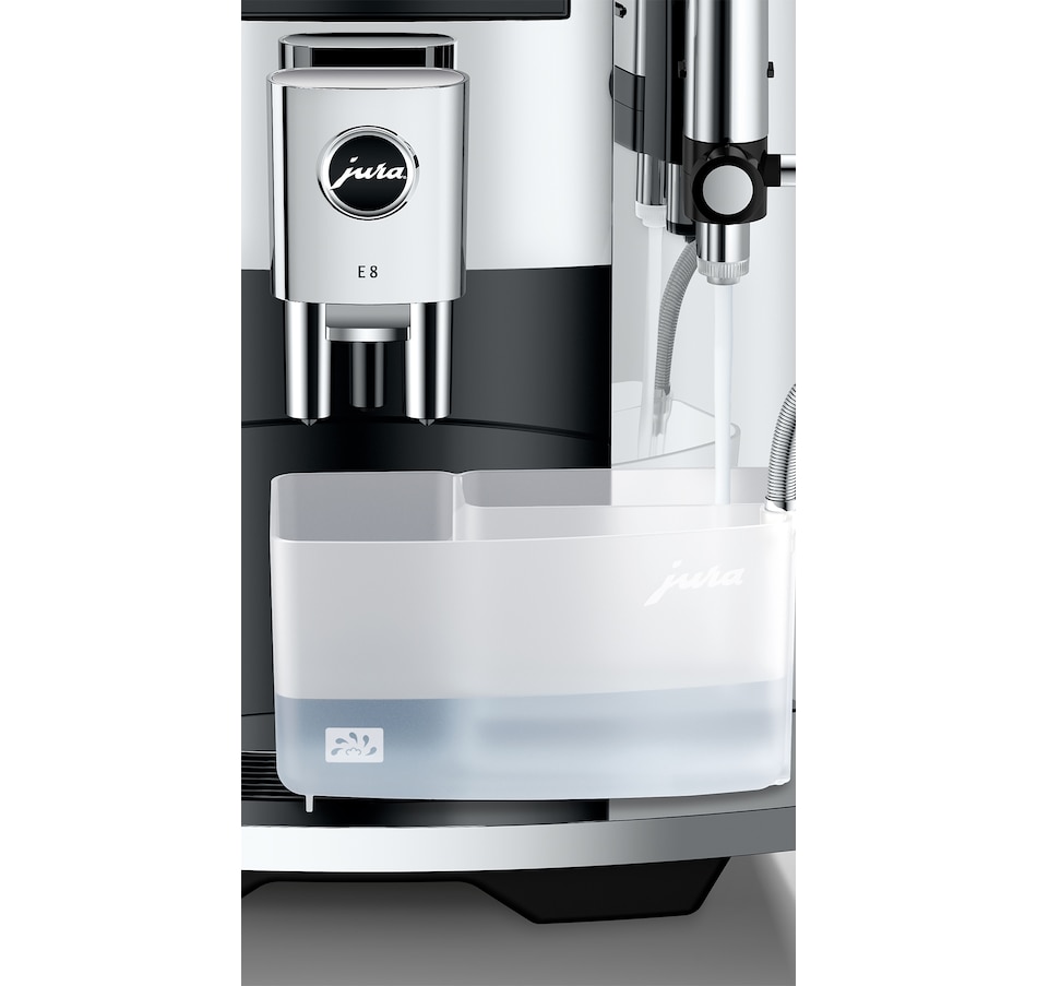 Image 735707_ALTMORE11.jpg, Product 735-707 / Price $2,995.00, Jura E8 Chrome Automatic Bean-to-Cup Espresso Machine Bundle from Jura on TSC.ca's Kitchen department