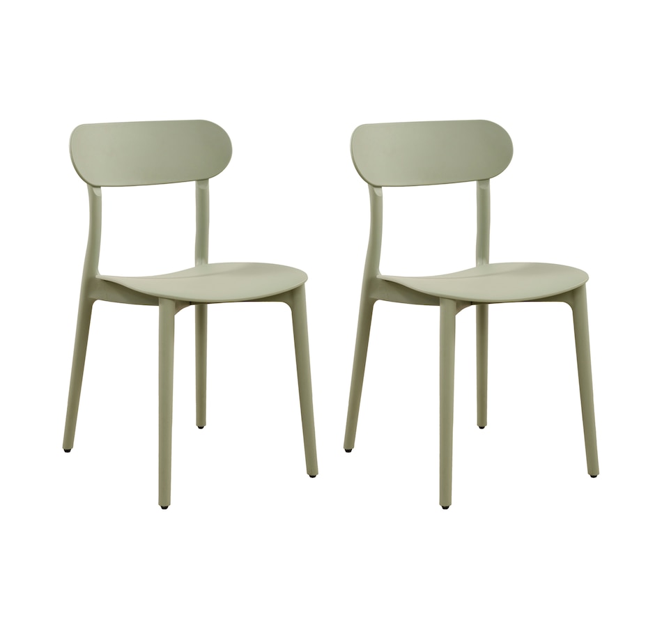 Image 735750_GRN.jpg, Product 735-750 / Price $199.99, Patioflare Plus Collection Recycled Plastic Stacking Chair Set (2-pack) from Patioflare on TSC.ca's Home & Garden department