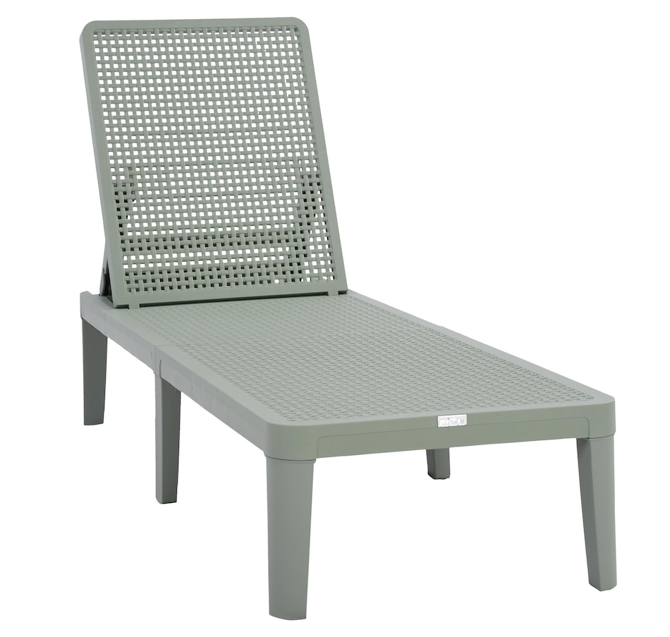 Image 735751_GRN.jpg, Product 735-751 / Price $179.99, Patioflare Plus Collection Recycled Plastic Outdoor Lounger Chair from Patioflare on TSC.ca's Home & Garden department
