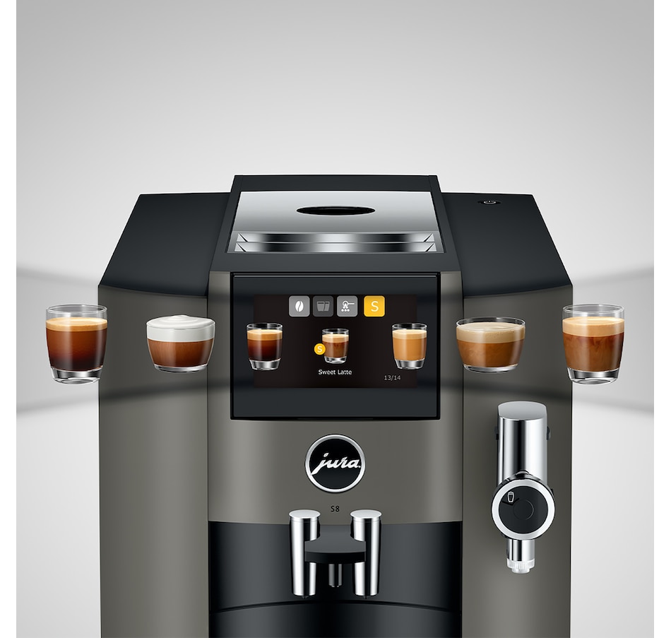 Image 735769_ALTMORE1.jpg, Product 735-769 / Price $2,995.00, Jura E8 Chrome Professional Aroma Grinder 2 from Jura on TSC.ca's Kitchen department