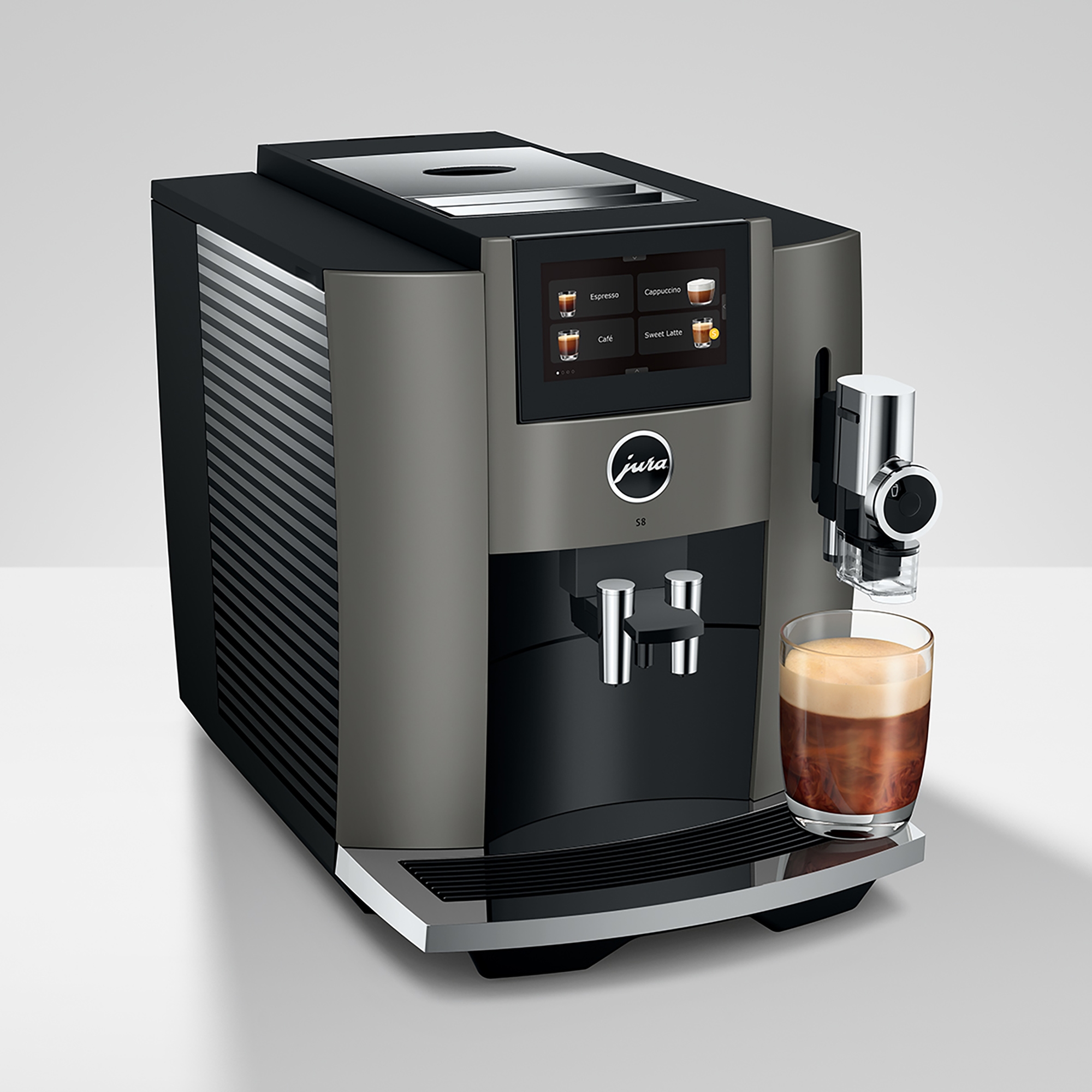 Jura S8 Dark Inox Espresso Maxhine - TSC.ca