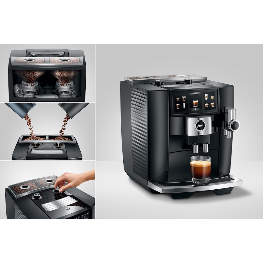 Image 735771.jpg, Product 735-771 / Price $4,695.00, Jura J8 Twin Diamond Black Espresso Machine from Jura on TSC.ca's Kitchen department