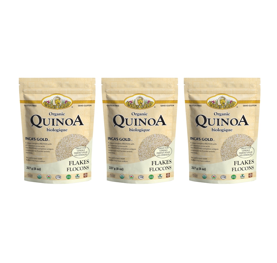 Image 735773.jpg, Product 735-773 / Price $26.99, Inca's Gold Organic Quinoa Flakes Trio from INCA'S GOLD on TSC.ca's Kitchen department