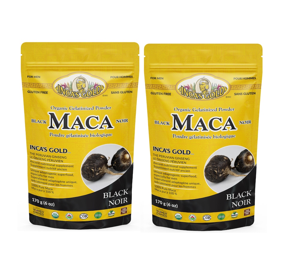 Image 735776_BLK.jpg, Product 735-776 / Price $33.99 - $35.99, Inca's Gold Organic Maca Powder Duo from INCA'S GOLD on TSC.ca's Kitchen department