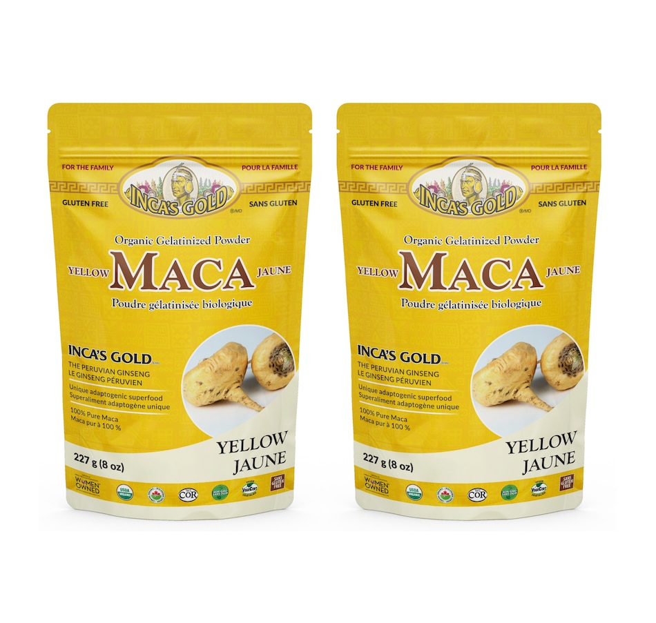 Image 735776_YEL.jpg, Product 735-776 / Price $33.99 - $35.99, Inca's Gold Organic Maca Powder Duo from INCA'S GOLD on TSC.ca's Kitchen department