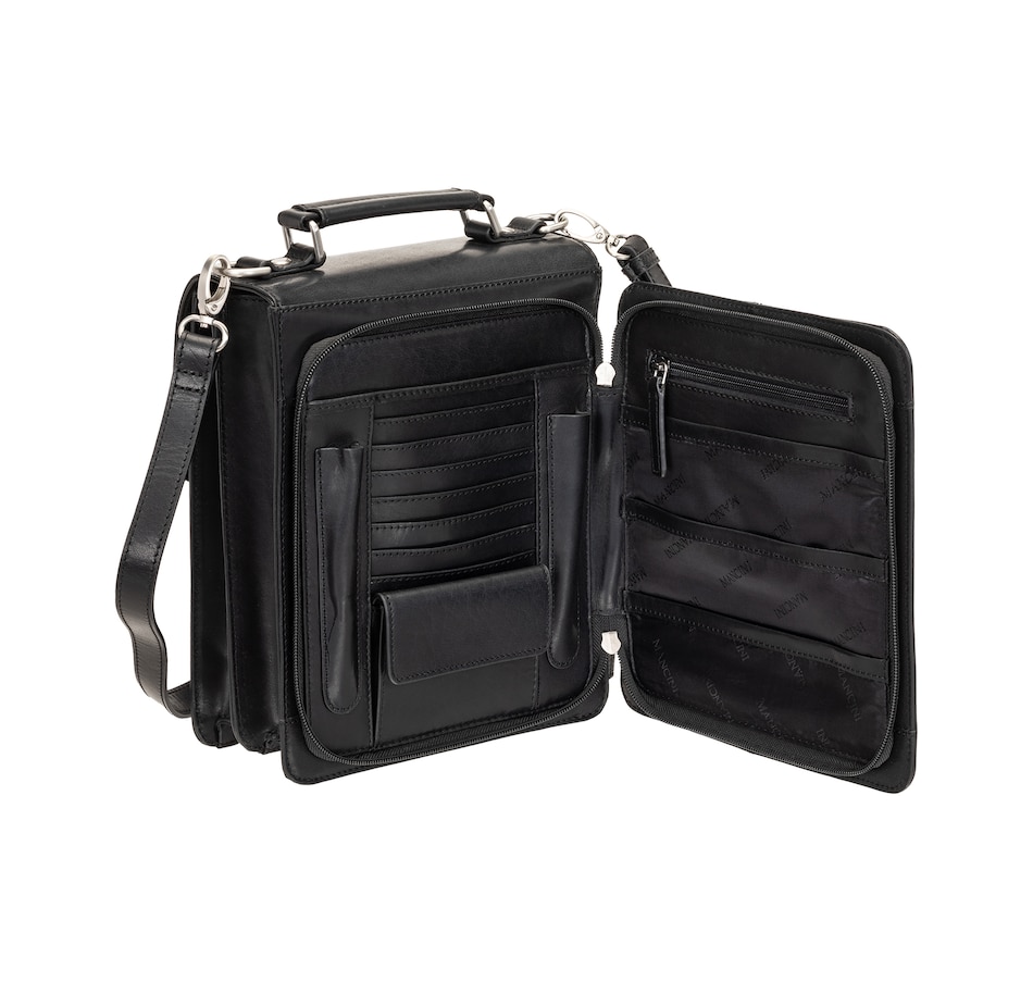 Image 735779_ALTMORE4.jpg, Product 735-779 / Price $199.99, Mancini Buffalo Unisex Bag with Back Organizer from Mancini Fine Leather on TSC.ca's Fashion department