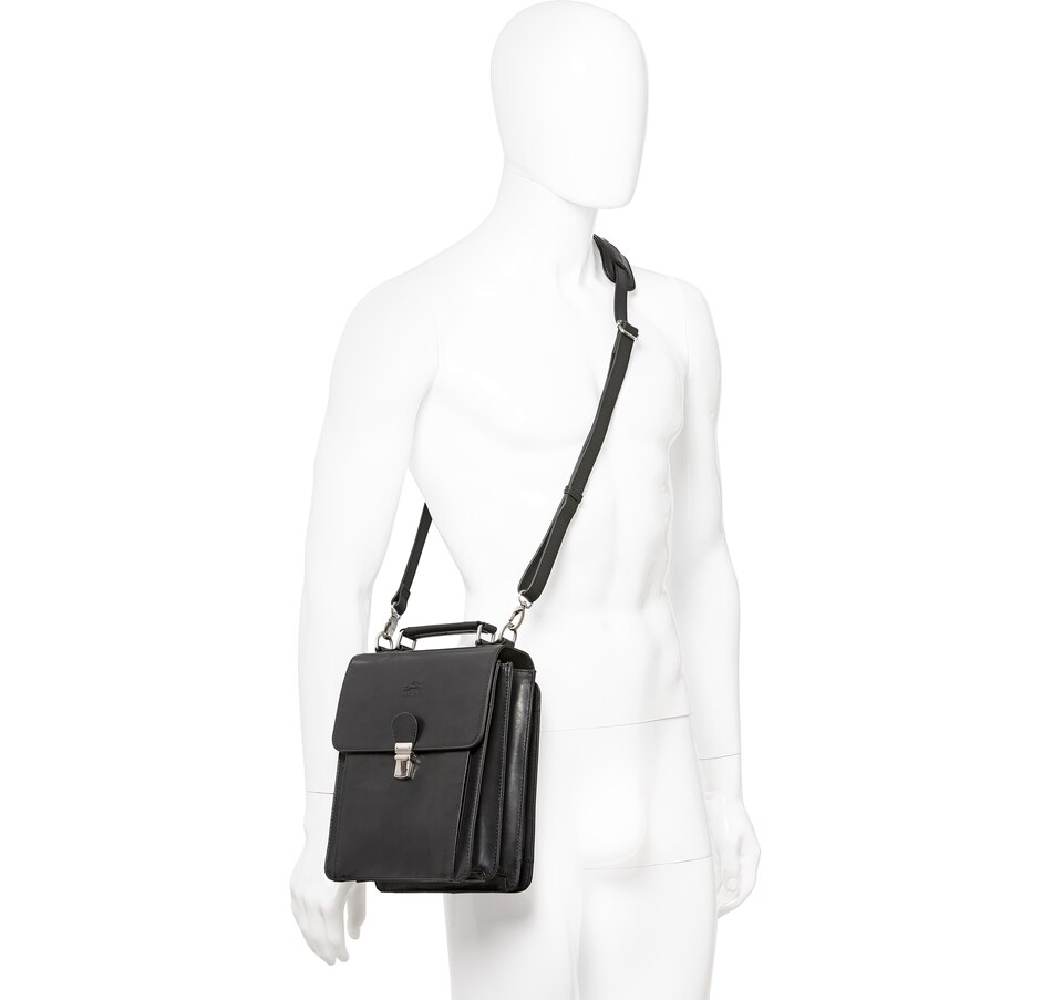 Image 735779_ALTMORE5.jpg, Product 735-779 / Price $199.99, Mancini Buffalo Unisex Bag with Back Organizer from Mancini Fine Leather on TSC.ca's Fashion department