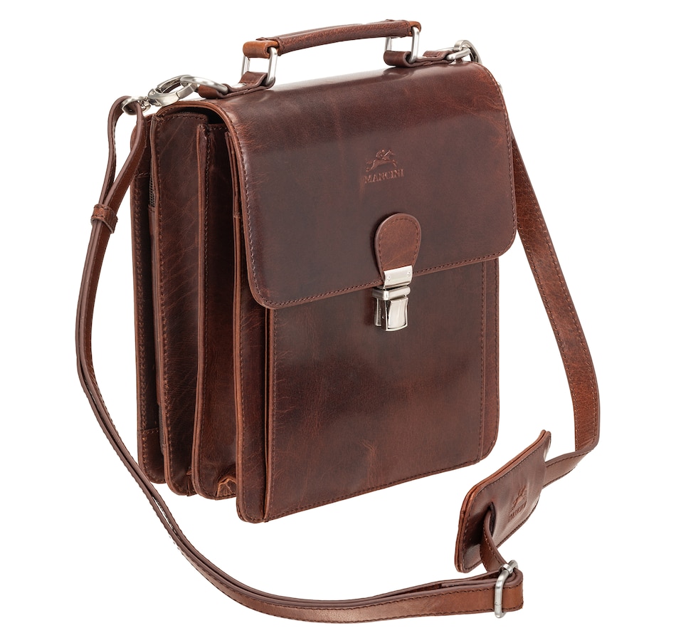 Image 735779_ALTMORE6.jpg, Product 735-779 / Price $199.99, Mancini Buffalo Unisex Bag with Back Organizer from Mancini Fine Leather on TSC.ca's Fashion department