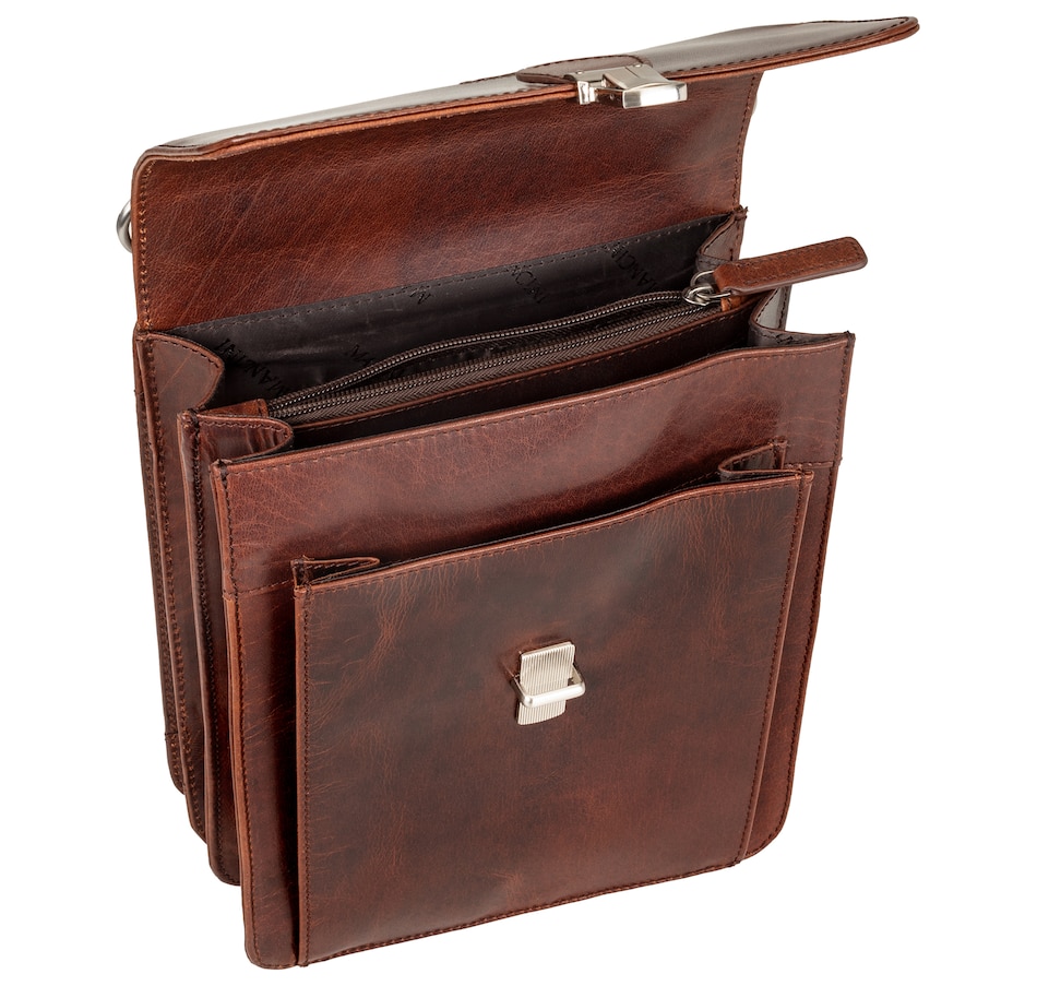 Image 735779_ALTMORE8.jpg, Product 735-779 / Price $199.99, Mancini Buffalo Unisex Bag with Back Organizer from Mancini Fine Leather on TSC.ca's Fashion department