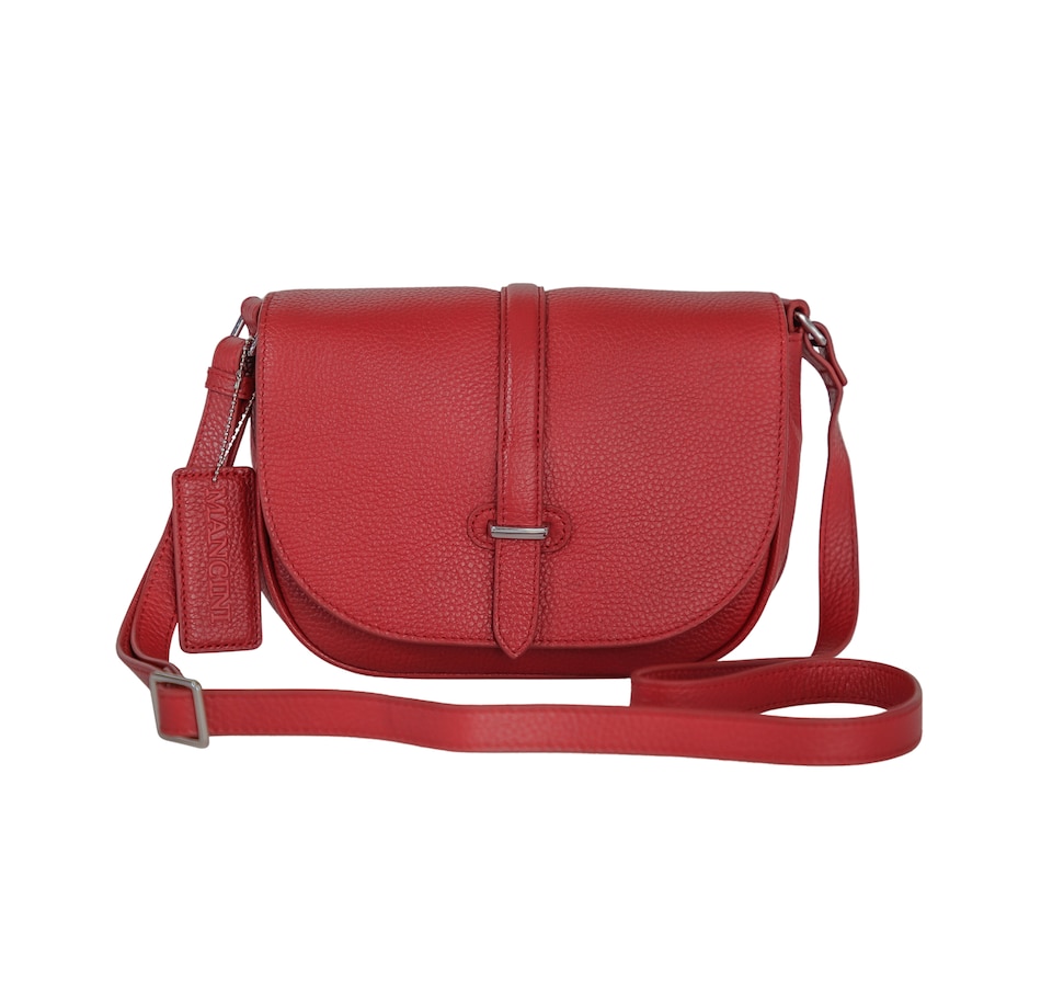 Image 735787_RED.jpg, Product 735-787 / Price $153.99, Mancini Lisa Crossbody Handbag from Mancini Fine Leather on TSC.ca's Fashion department