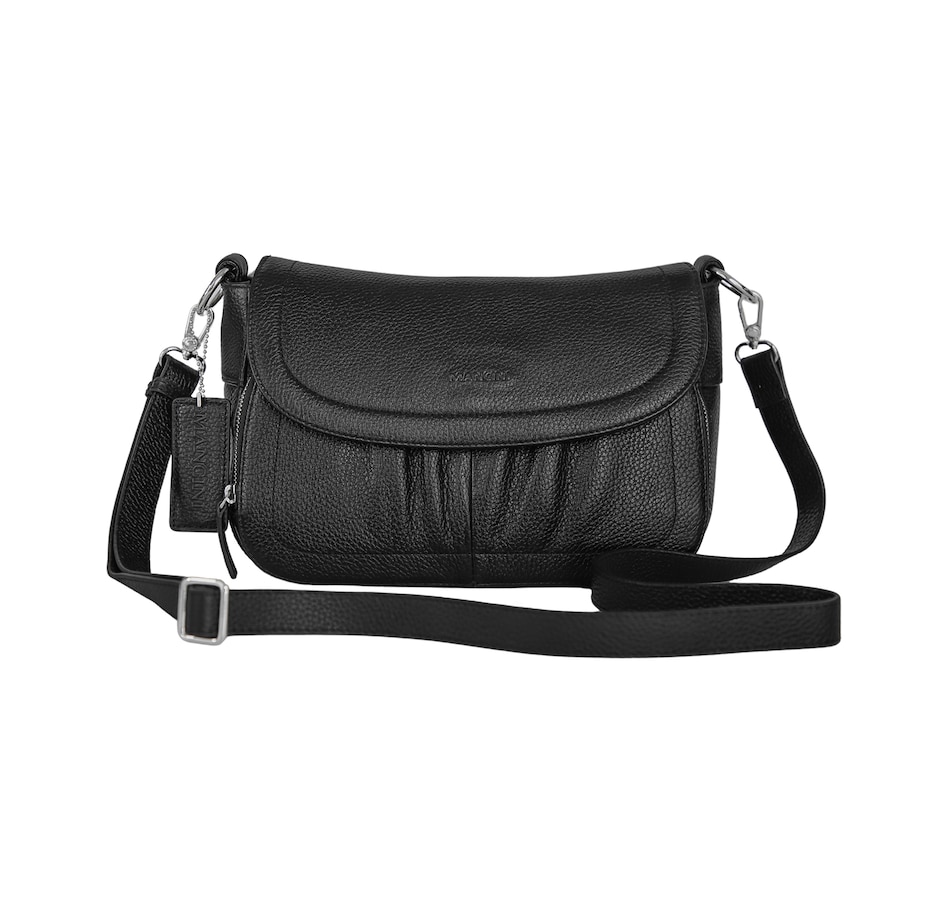 Image 735791_BLK.jpg, Product 735-791 / Price $179.99, Mancini Charlotte Crossbody Organizer Handbag from Mancini Fine Leather on TSC.ca's Fashion department
