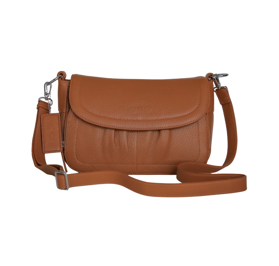 Image 735791_CML.jpg, Product 735-791 / Price $179.99, Mancini Charlotte Crossbody Organizer Handbag from Mancini Fine Leather on TSC.ca's Fashion department
