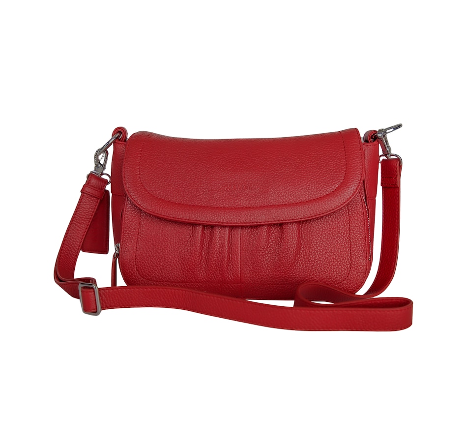 Image 735791_RED.jpg, Product 735-791 / Price $179.99, Mancini Charlotte Crossbody Organizer Handbag from Mancini Fine Leather on TSC.ca's Fashion department