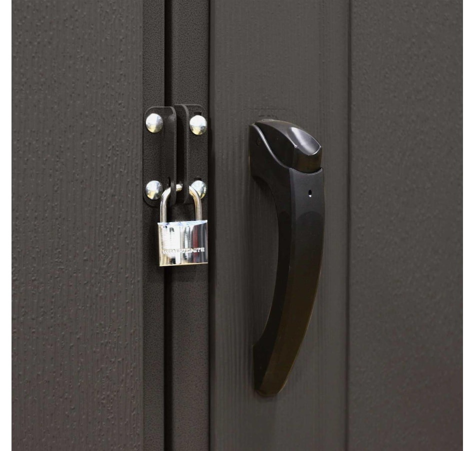 Image 735800_ALTMORE2.jpg, Product 735-800 / Price $5,999.99, Lifetime 11' x 11' Outdoor Storage Shed from Lifetime on TSC.ca's Home & Garden department