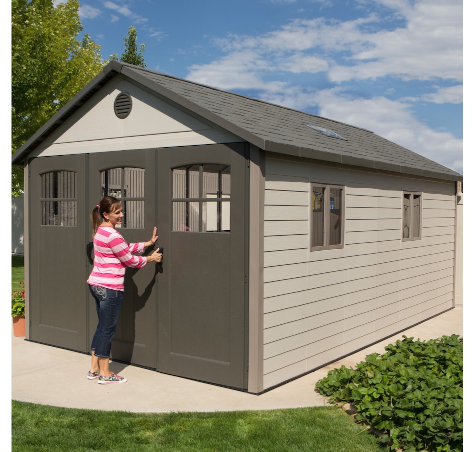Image 735801_ALTMORE3.jpg, Product 735-801 / Price $7,799.99, Lifetime 11' x 18.5' Outdoor Storage Shed from Lifetime on TSC.ca's Home & Garden department