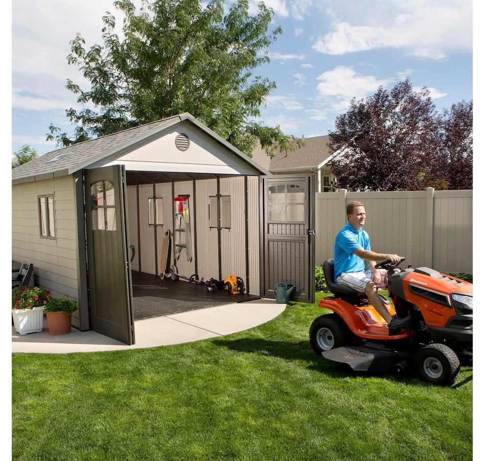Image 735802_ALTMORE2.jpg, Product 735-802 / Price $7,999.99, Lifetime 11' x 21' Outdoor Storage Shed from Lifetime on TSC.ca's Home & Garden department