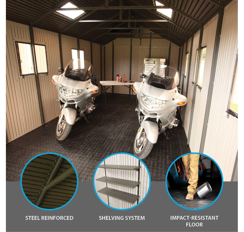 Image 735802_ALTMORE6.jpg, Product 735-802 / Price $7,999.99, Lifetime 11' x 21' Outdoor Storage Shed from Lifetime on TSC.ca's Home & Garden department